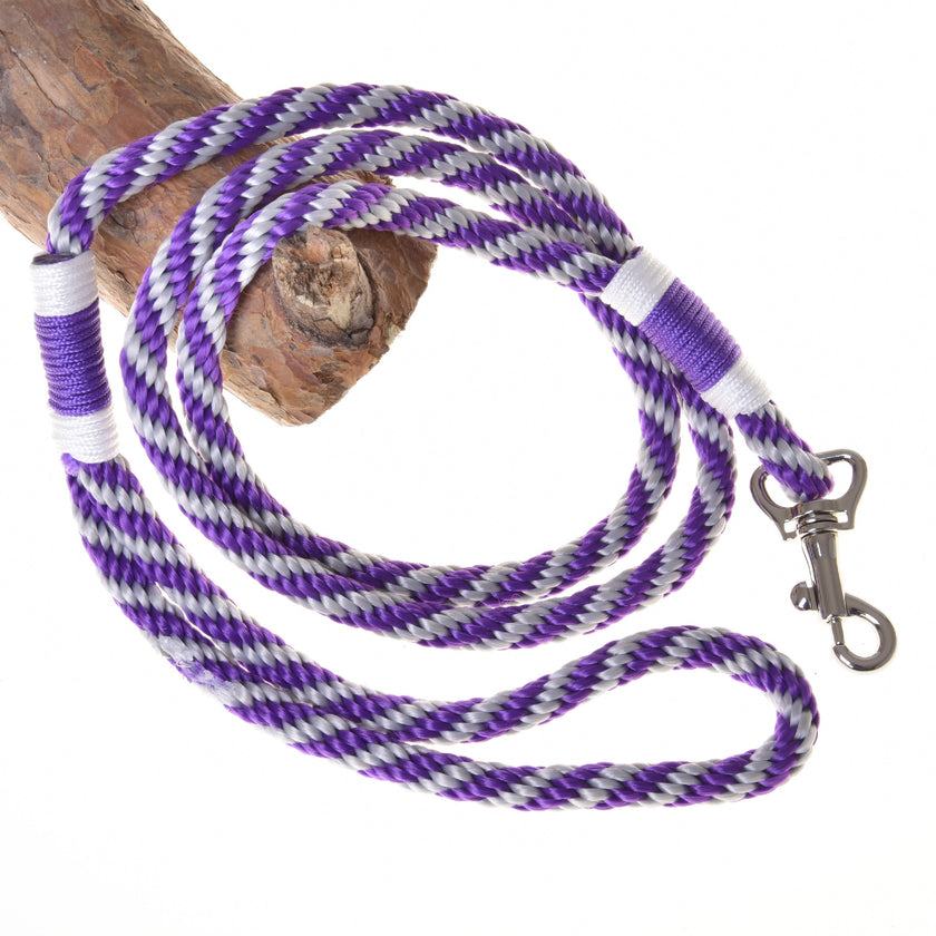 Hobby Horse - Lead rope stripe lila